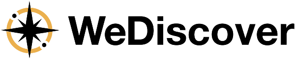 WeDiscover logo black