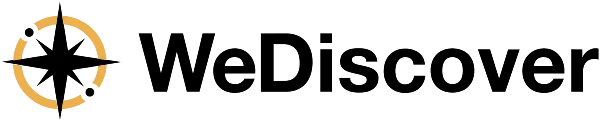 WeDiscover logo black