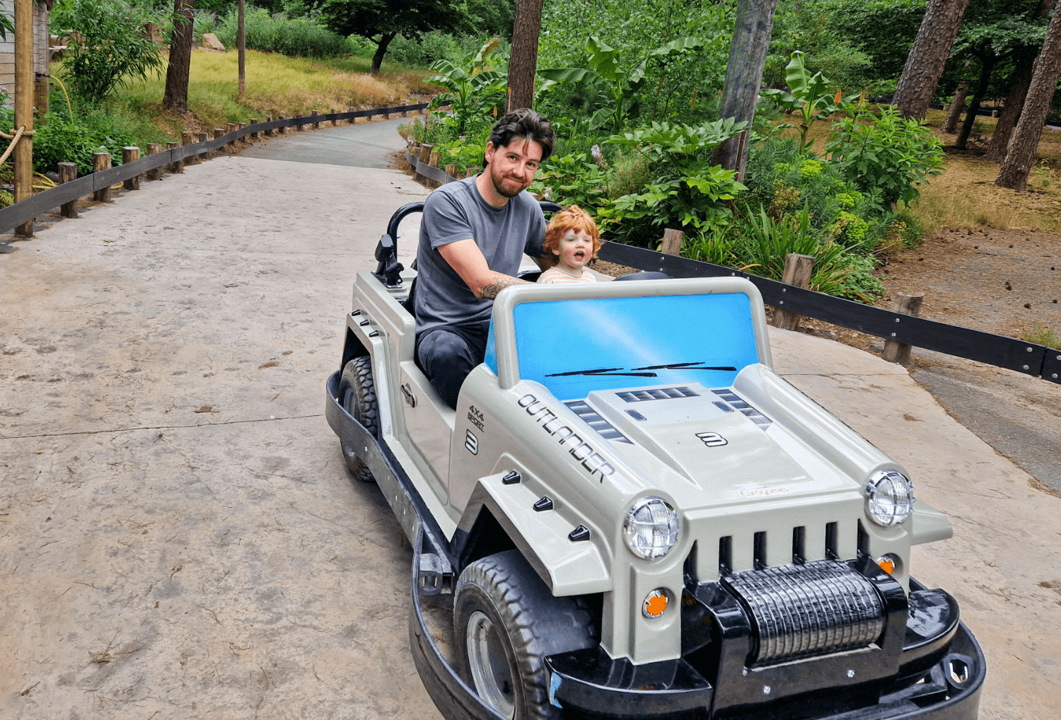Vakantiepark de Bergen auto rijden