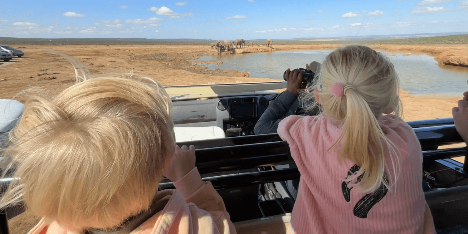 Kinderen in Zuid-Afrika kerstvakantie