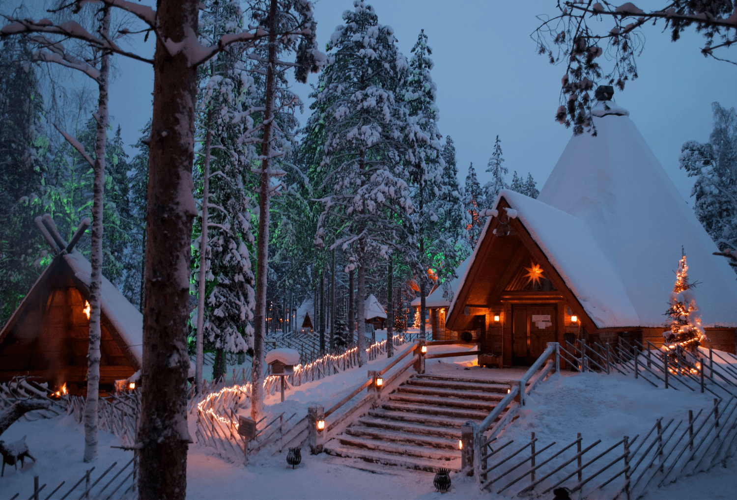 Rovaniemi kerstman huisje