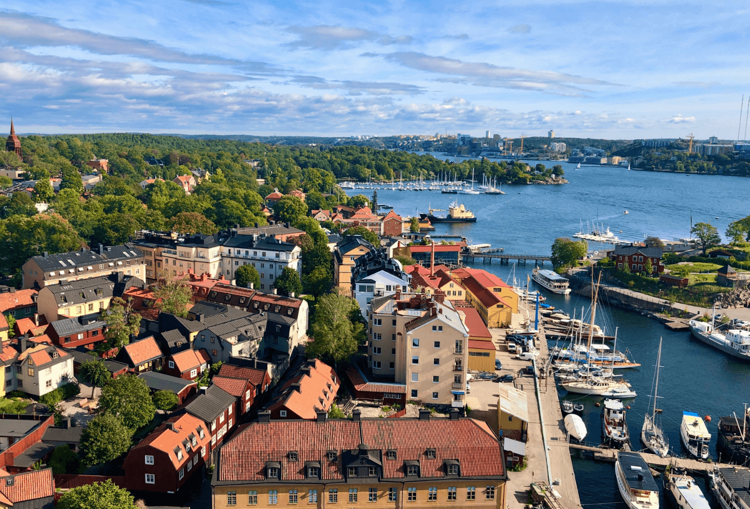 uitzicht over stockholm
