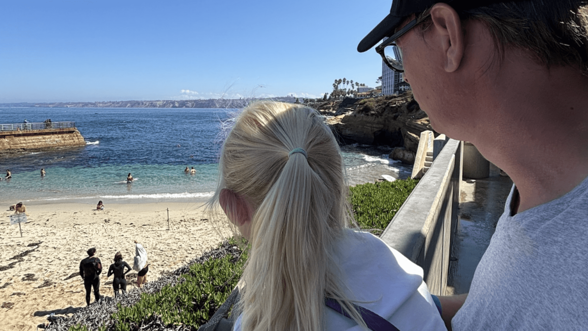 Uitzicht over zee in San Diego