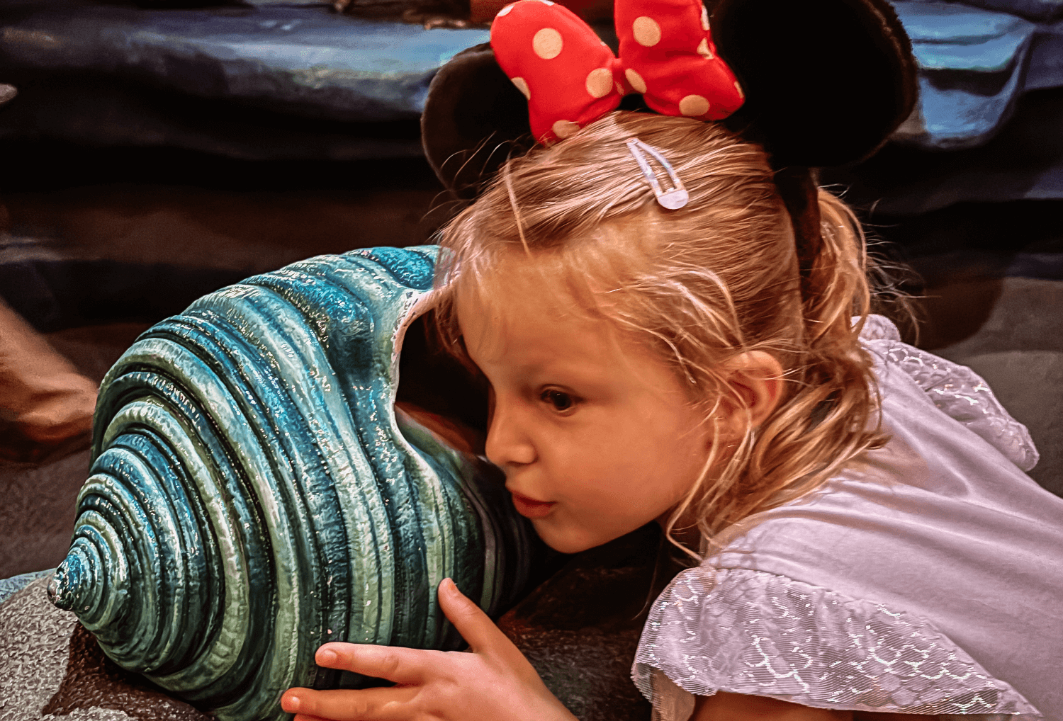 Kind bij DisneySea in Tokyo