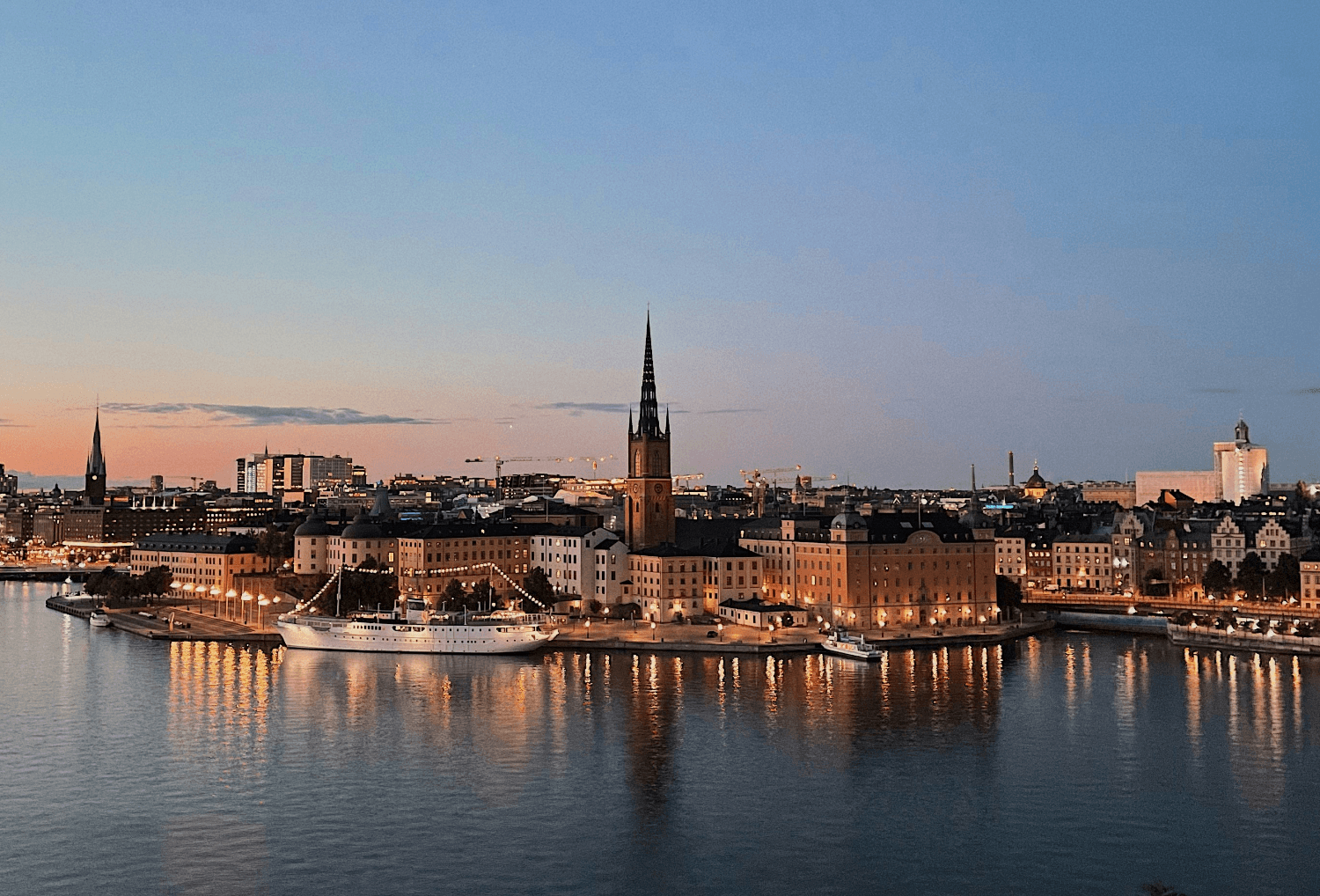 Uitzicht over Stockholm