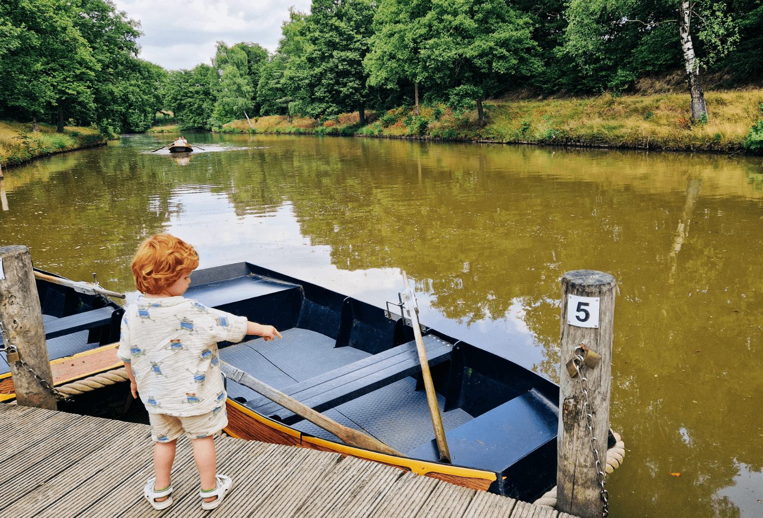 Vakantiepark de Bergen bootje varen