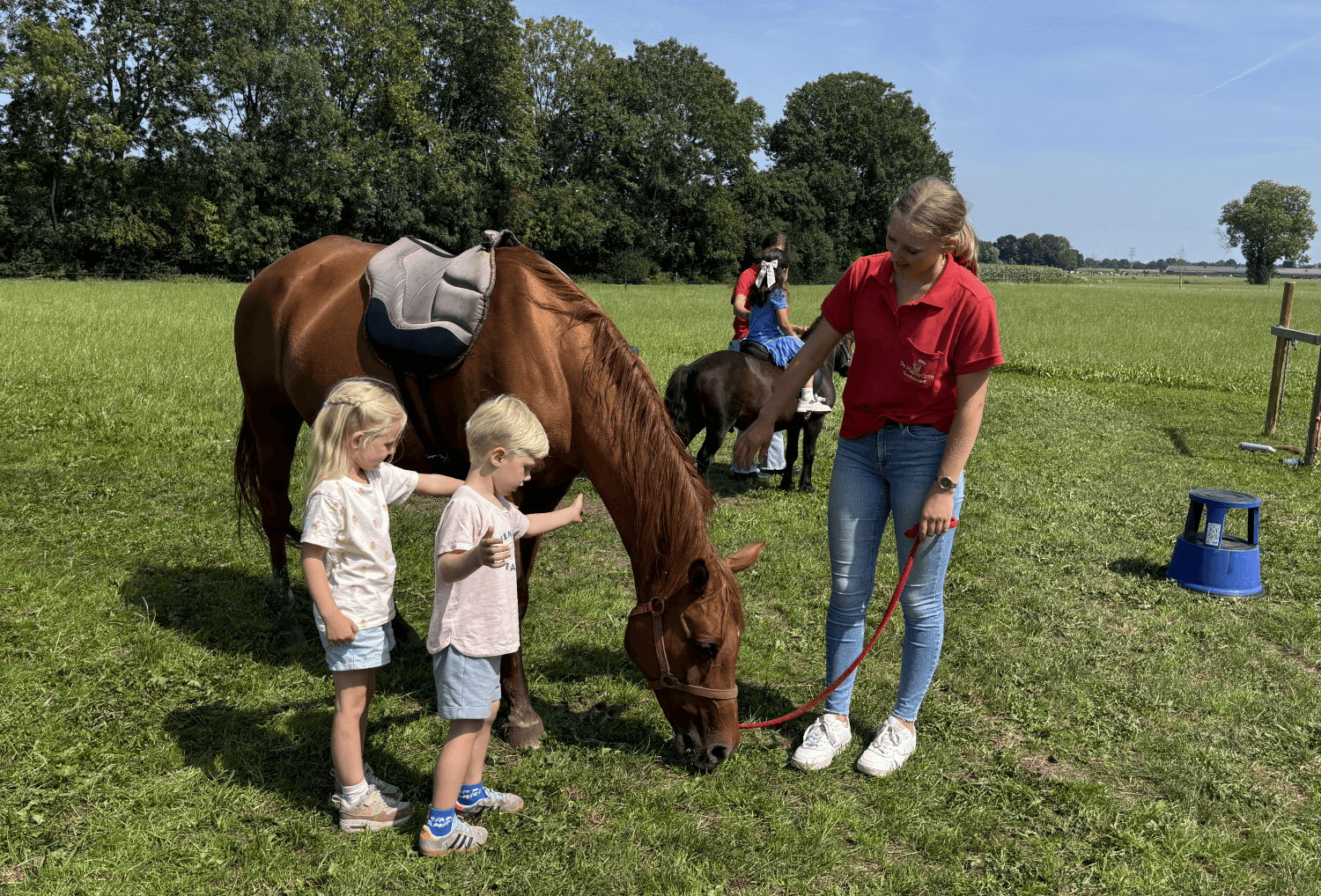 Ponyrijden bij de HappyFarm