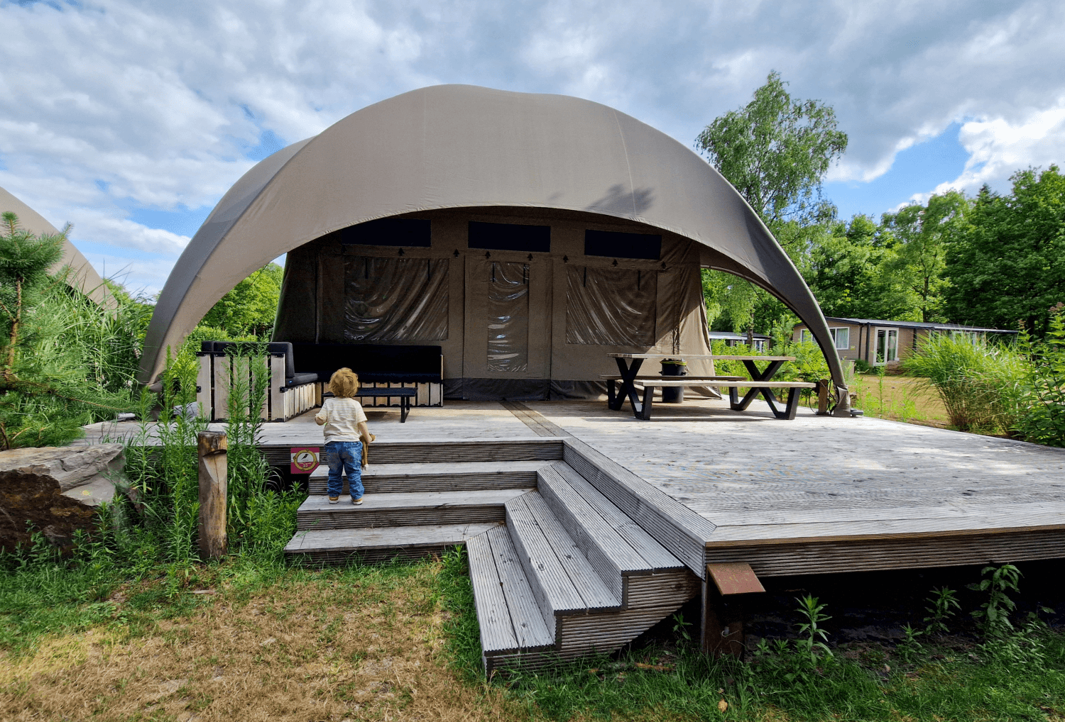 Vakantiepark de Bergen glamping tent