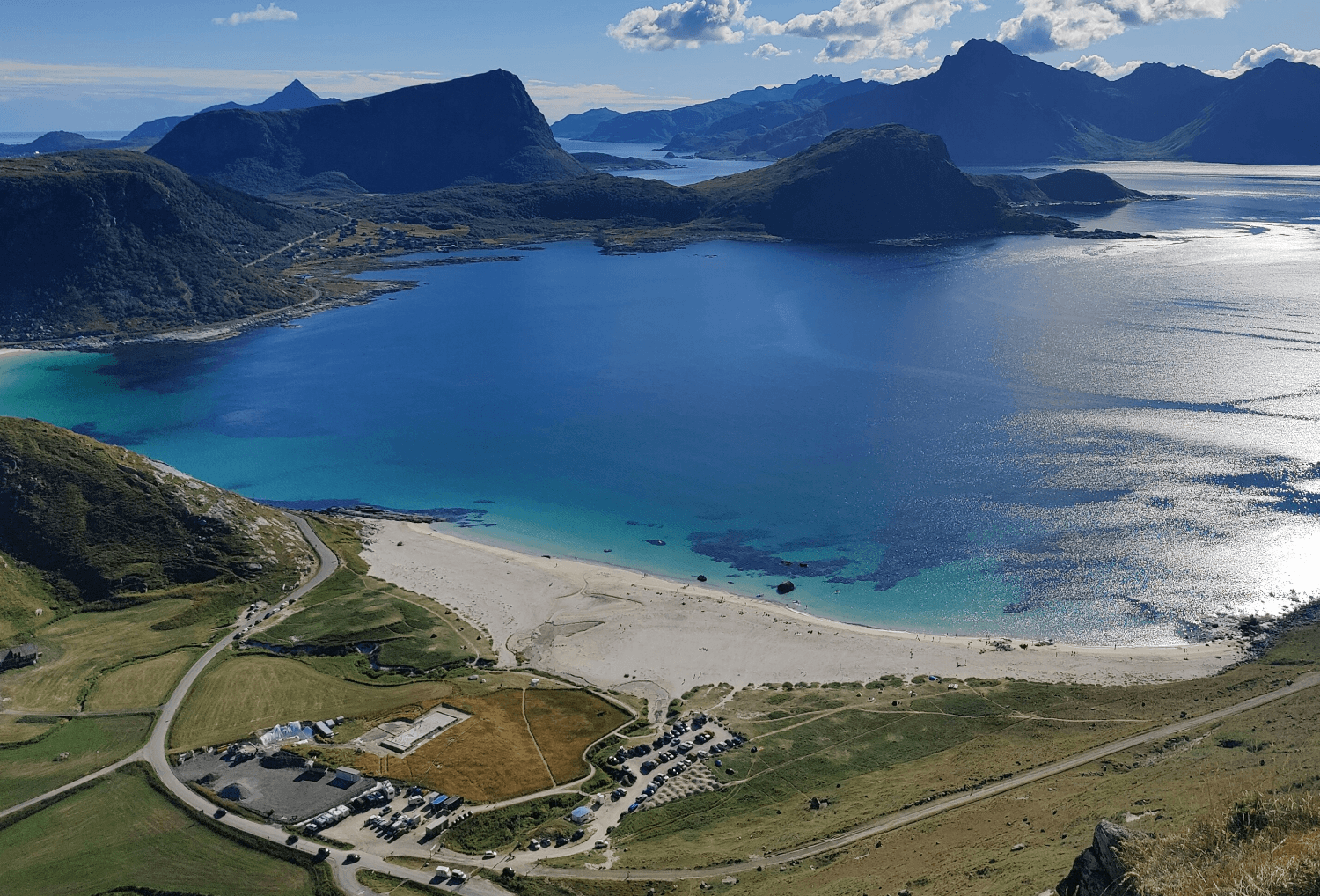 Haukland beach lofoten