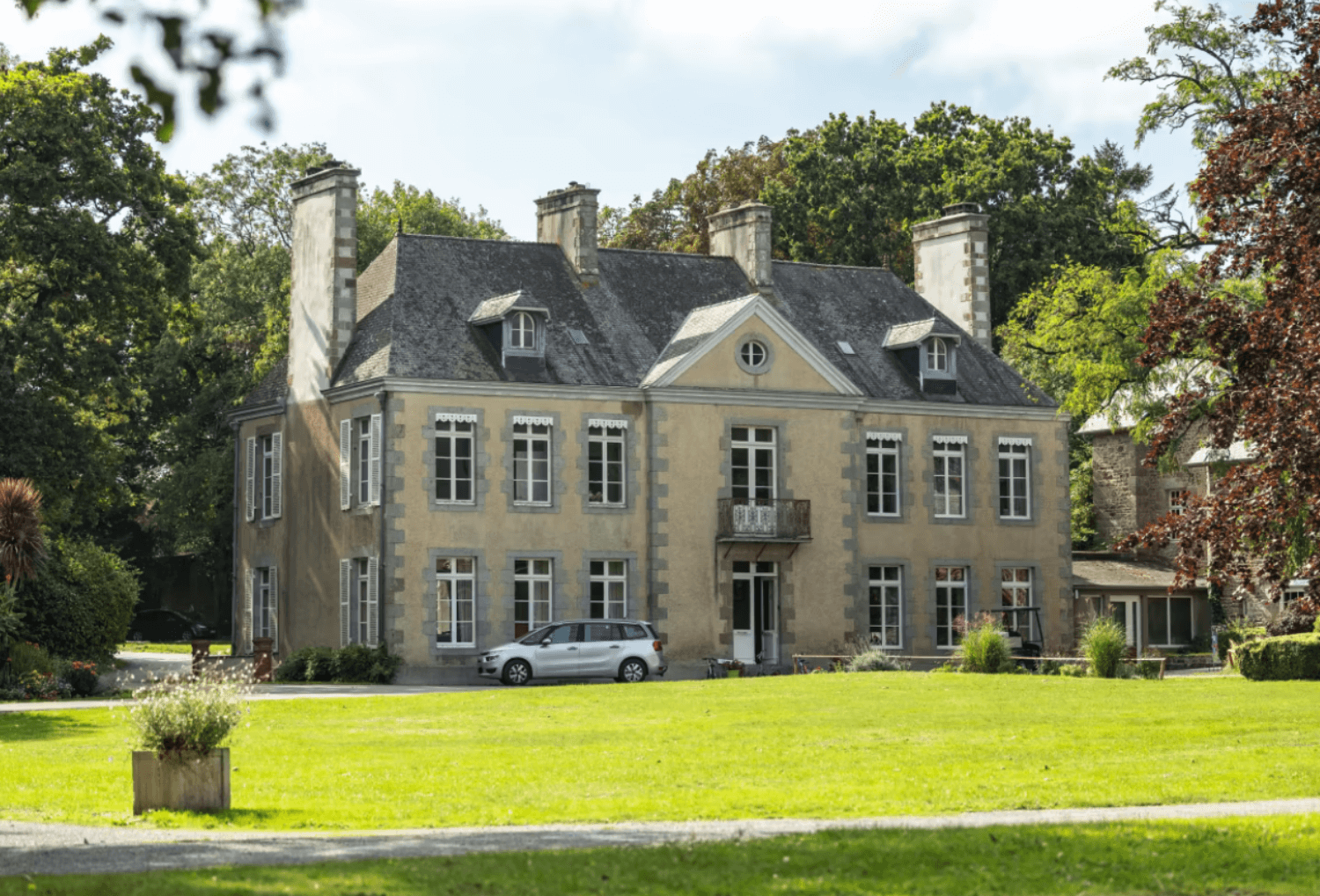 Camping-in-Frankrijk-Château-de-Lez-Eaux-Normandië