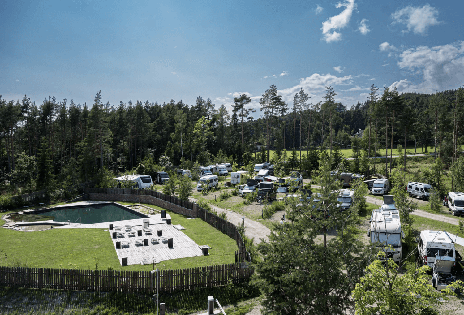 Camping Schartner Alm uitzicht