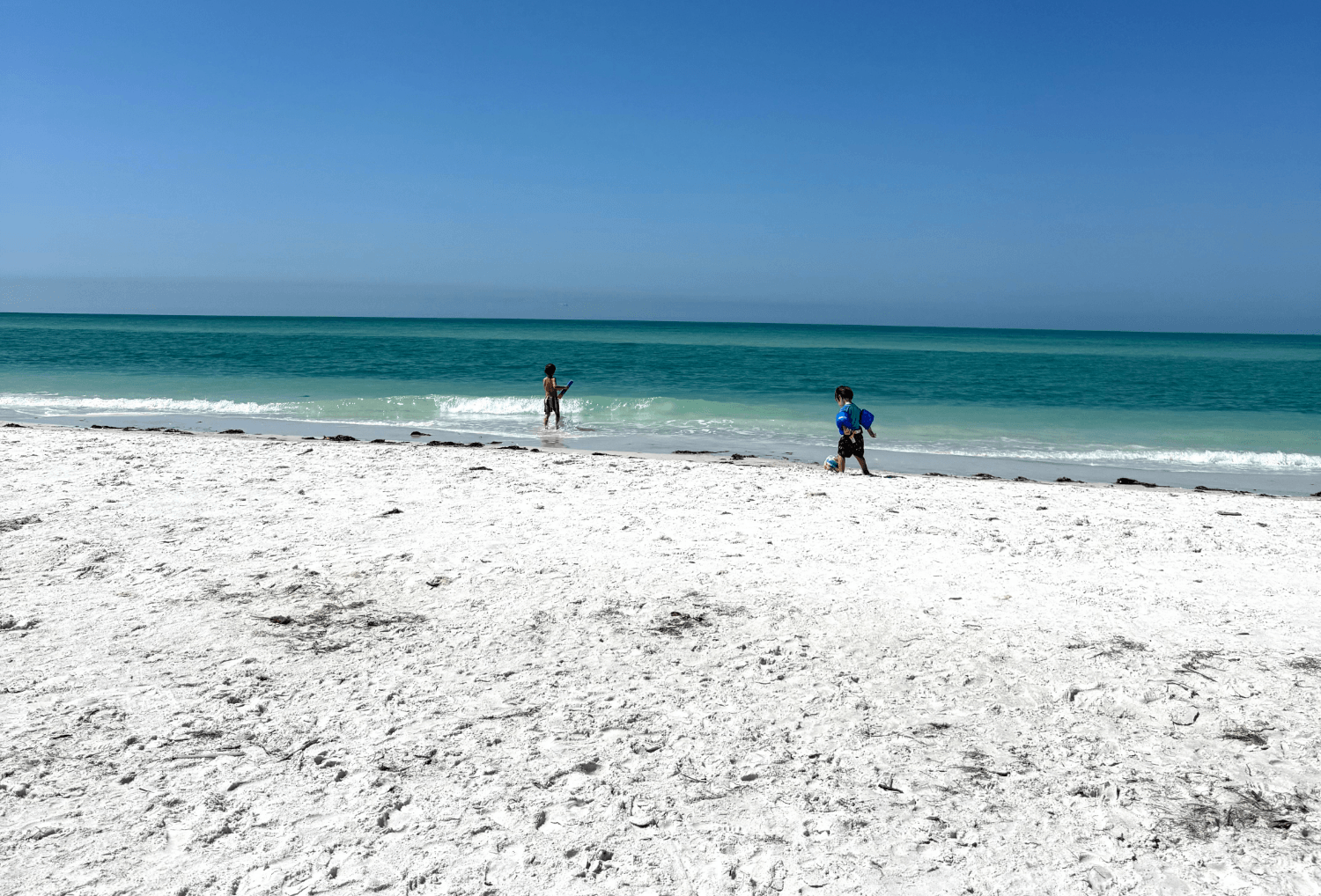 Wit zandstrand in Florida