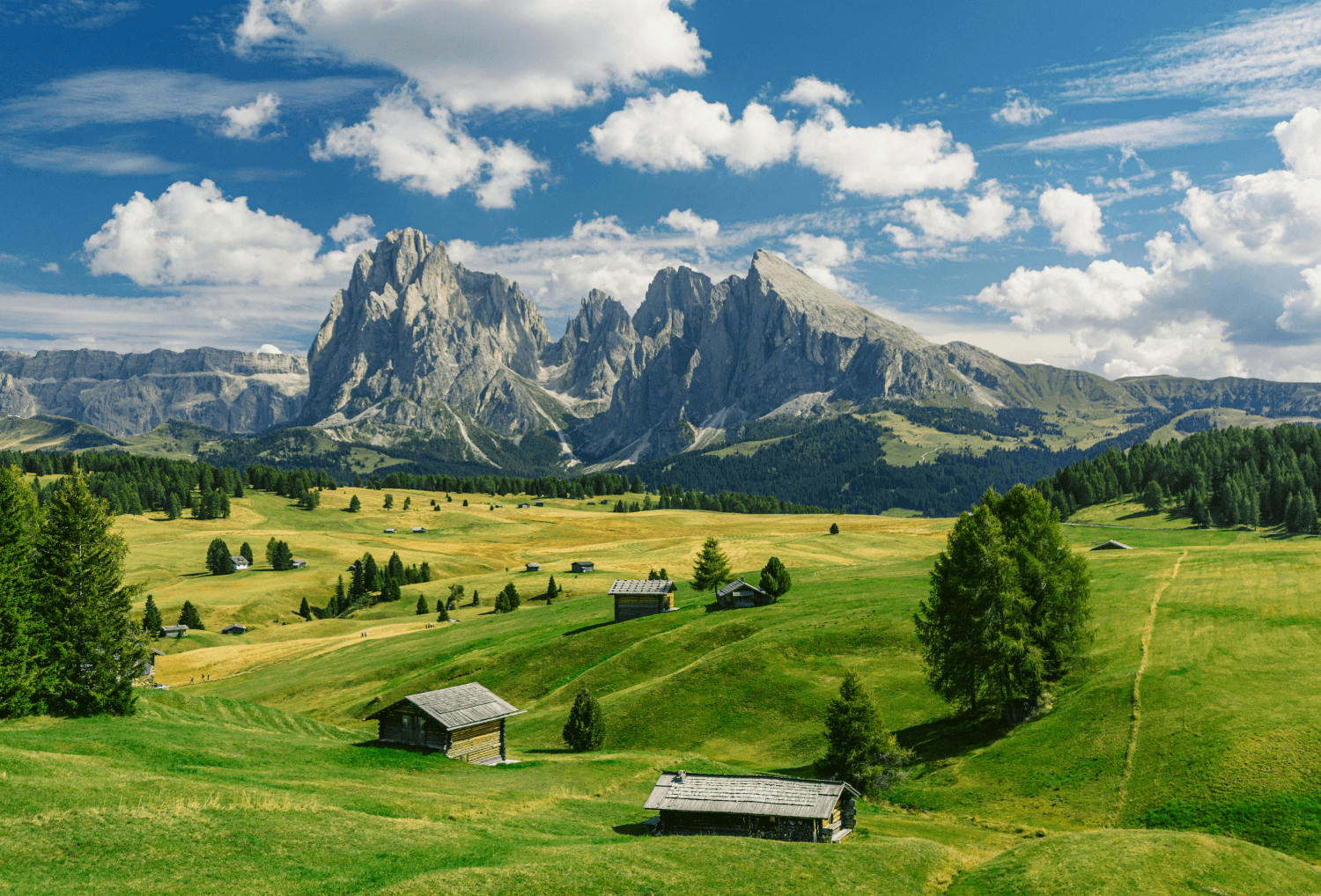 Alpe di Siusi uitzicht